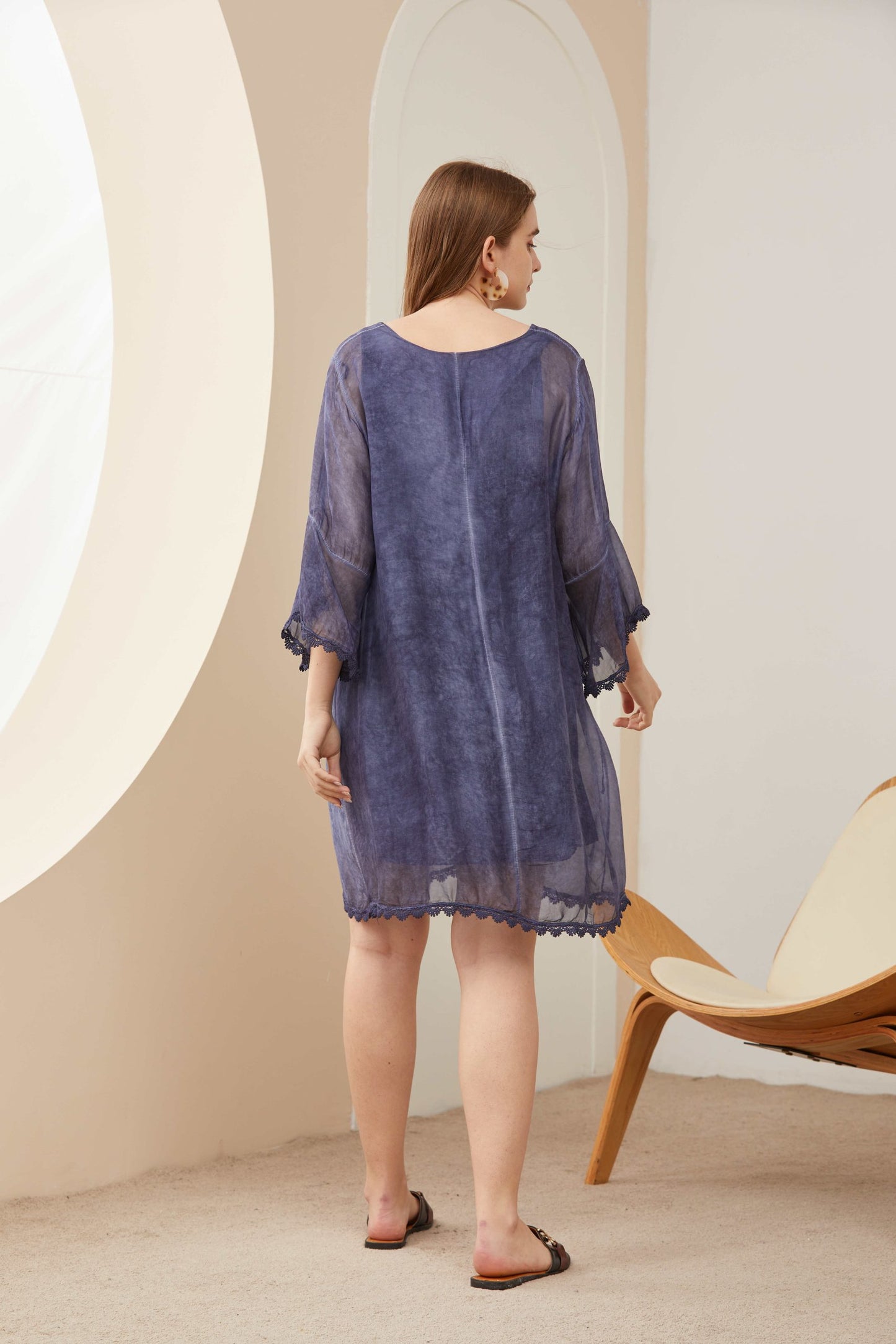 SILK BLEND DRESS