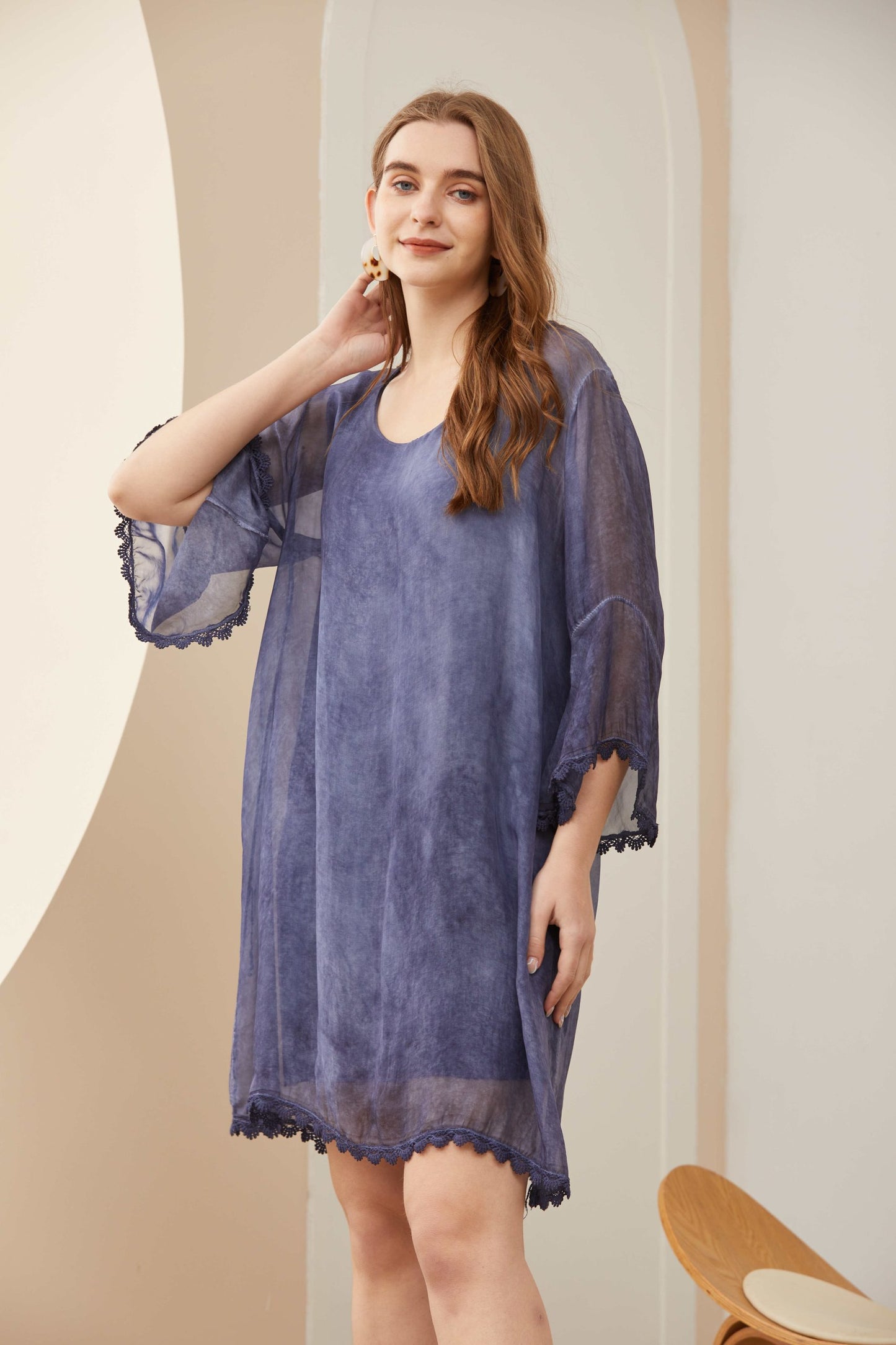 SILK BLEND DRESS