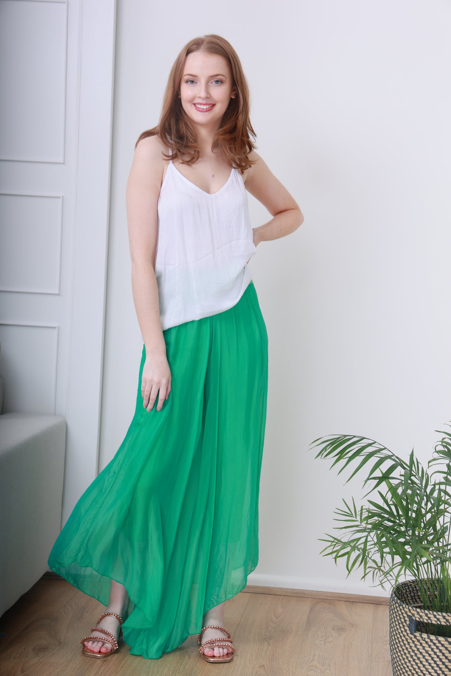 SILK PANTS
