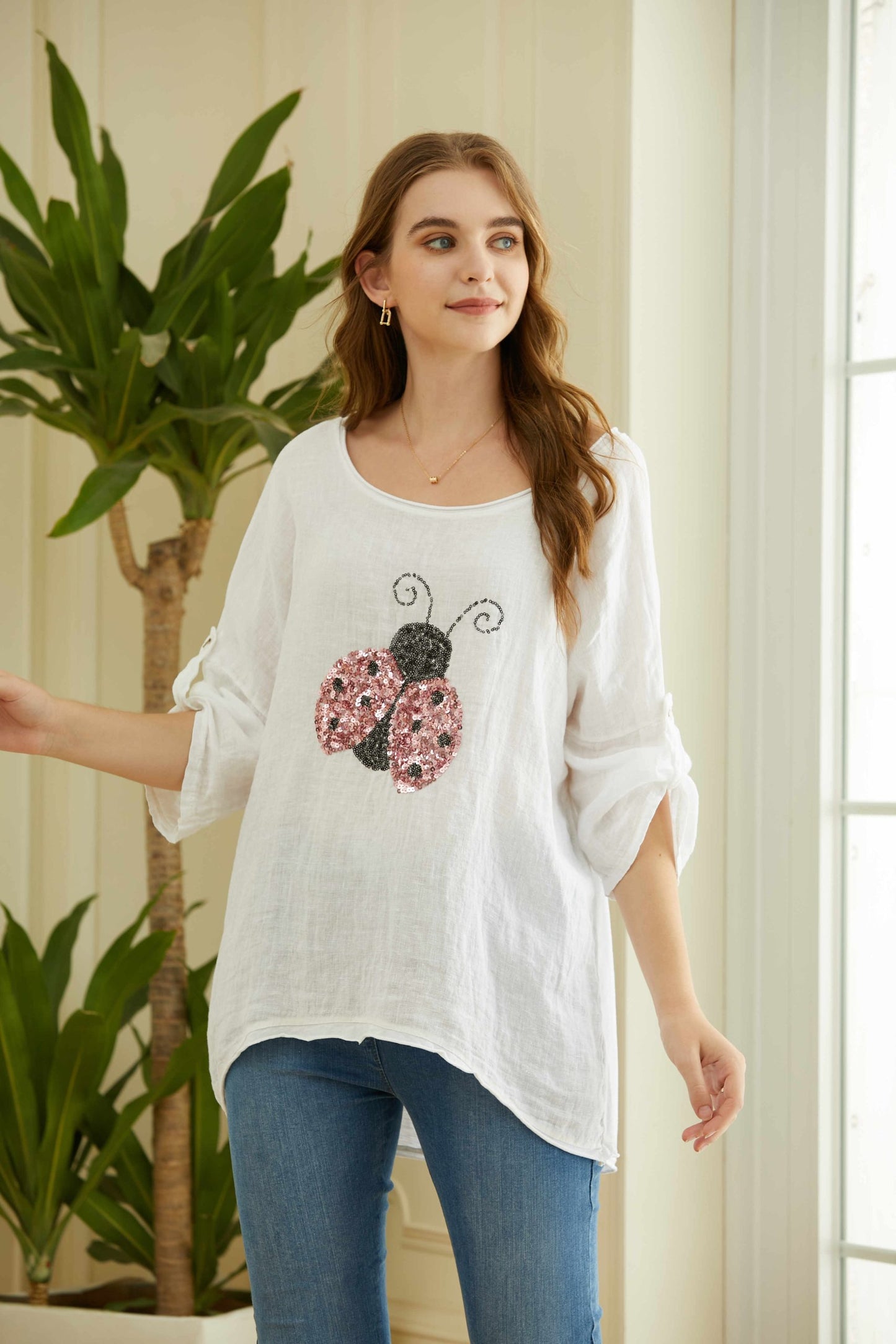 COTTON& LINEN TOP