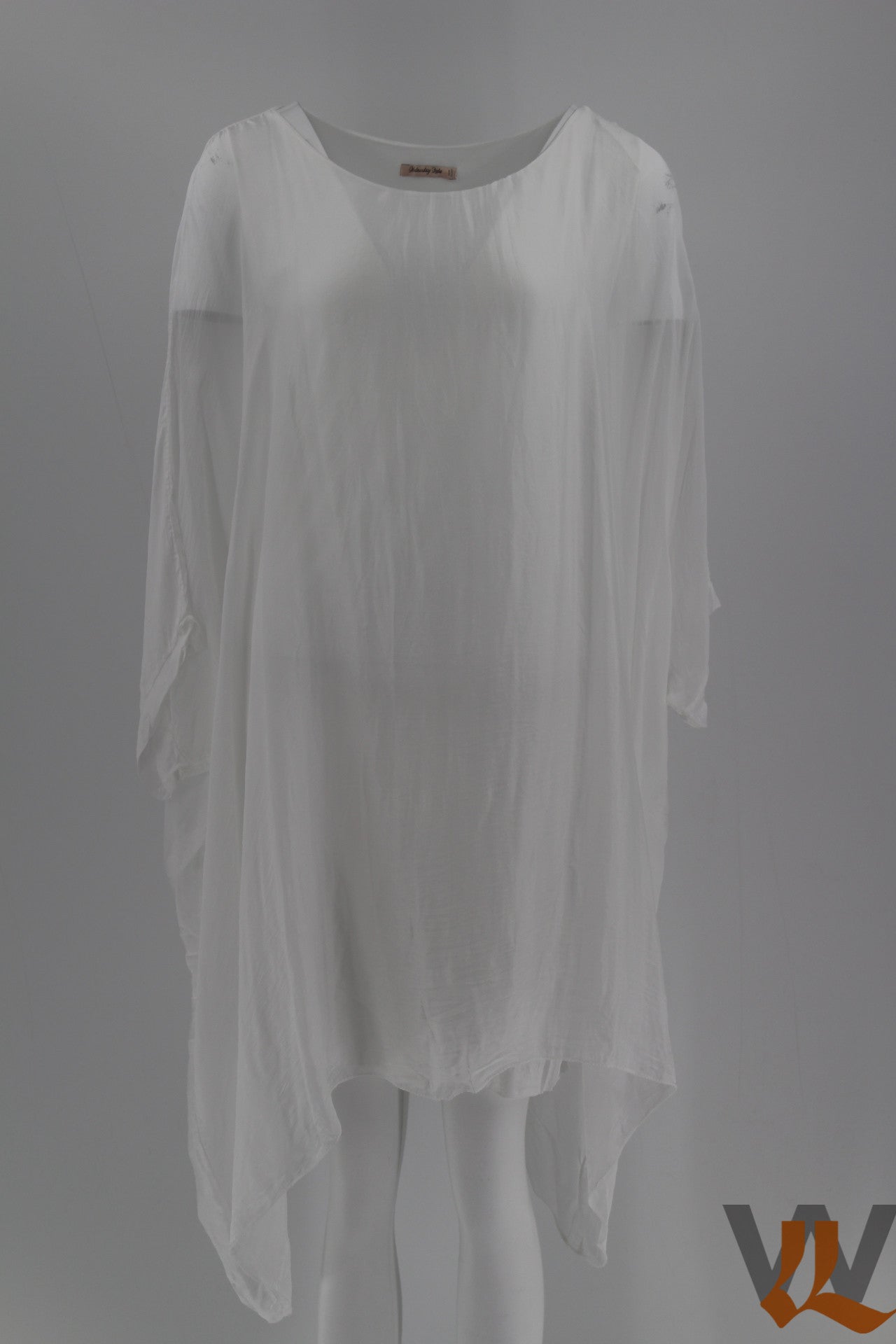 3/4 SLEEVE SILK BLOUSE