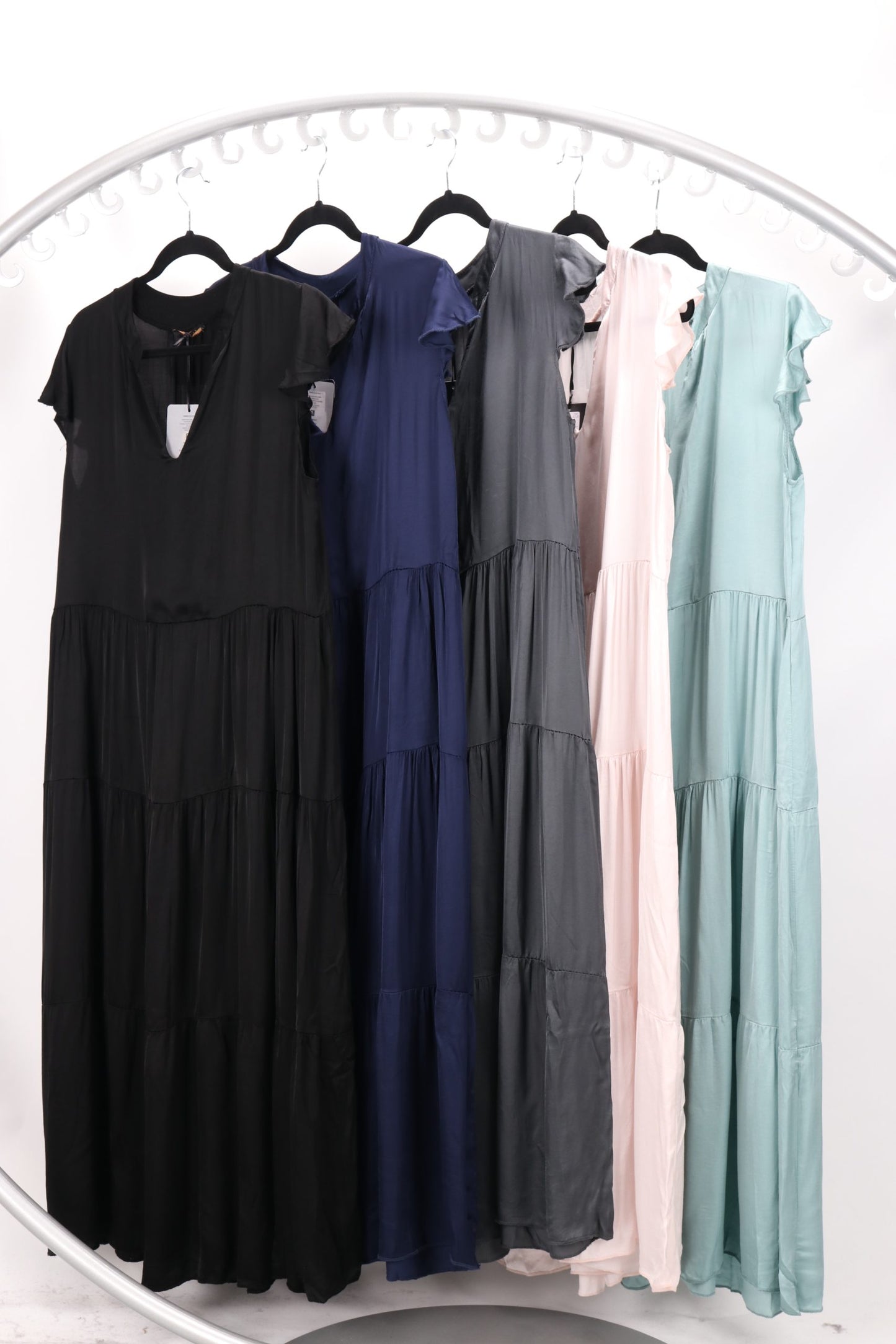 VISCOSE& SILK DRESS