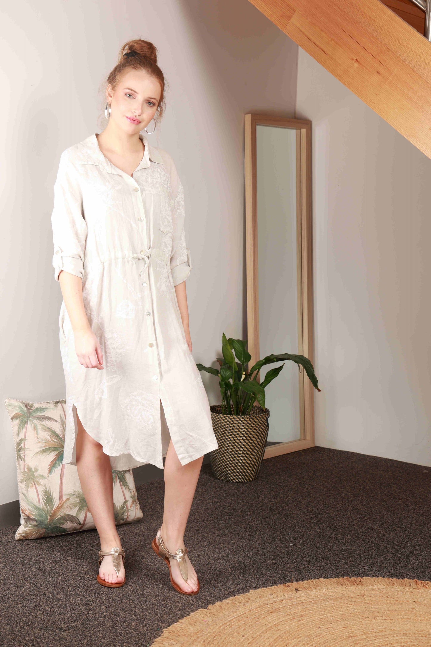 LINEN & COTTON DRESS