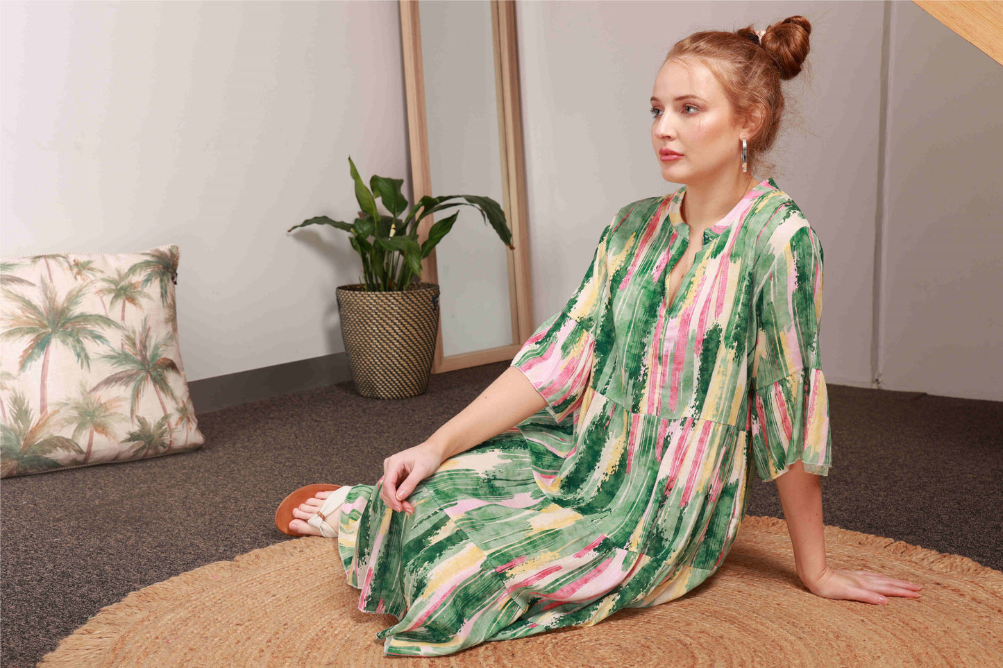 LINEN & COTTON DRESS