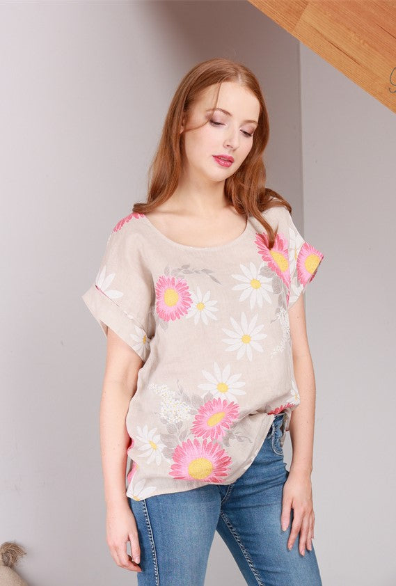 LINEN TOP