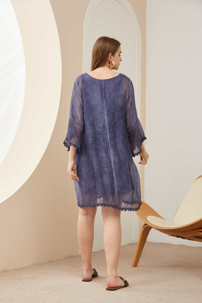 SILK BLEND DRESS