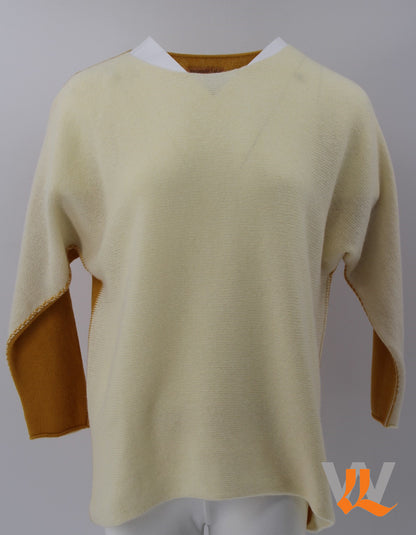DOUBLE COLOUR KNITTED SWEATER