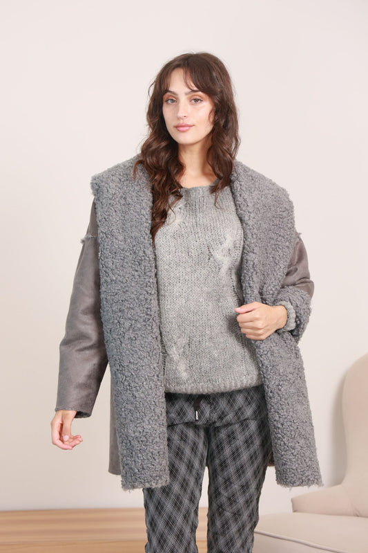 POLYESTER COAT