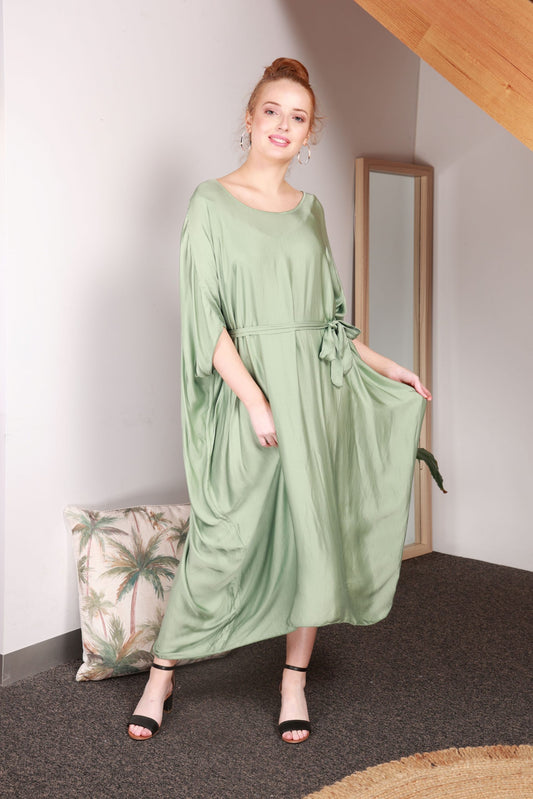 VISCOSE & SILK DRESS