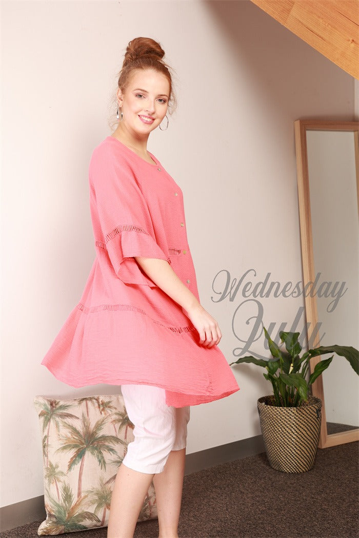 COTTON & LINEN TOP