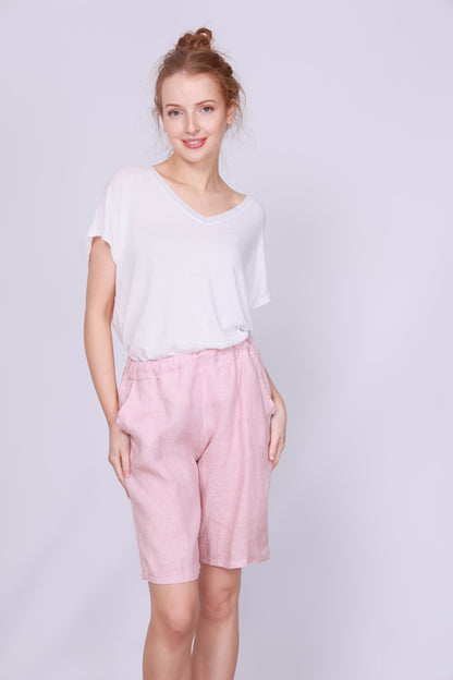 LINEN SHORTS