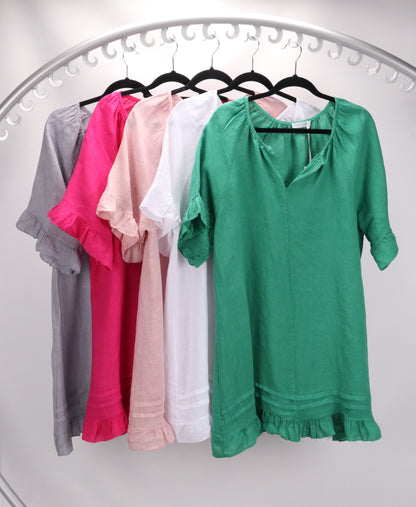 LINEN DRESS