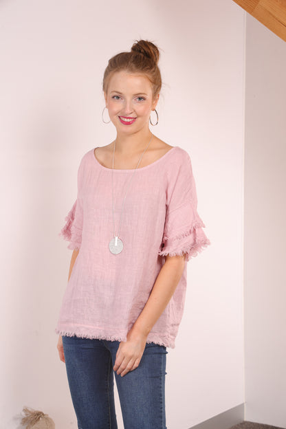 LINEN TOP