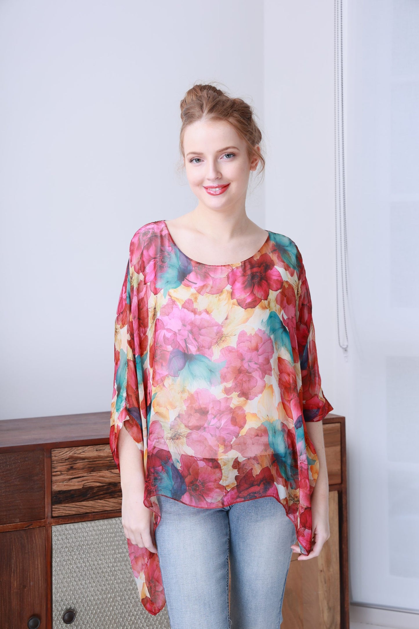 PRINT SILK TOP