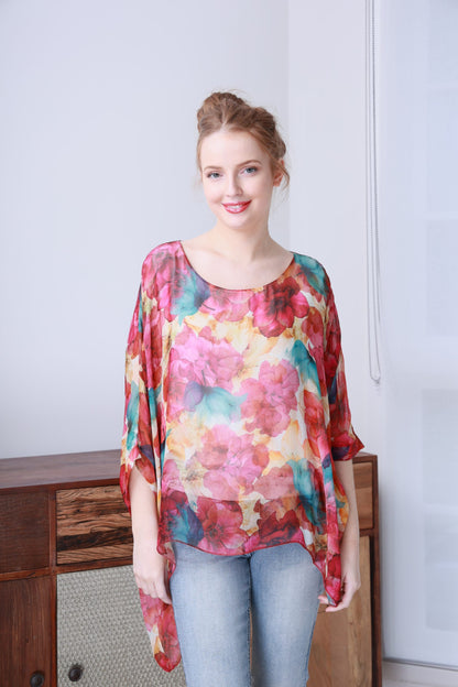 PRINT SILK TOP