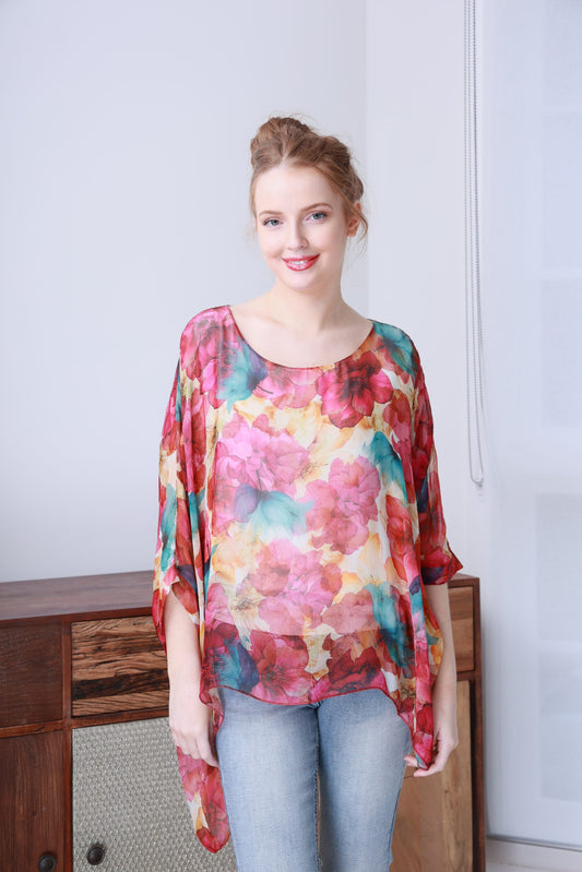 PRINT SILK TOP