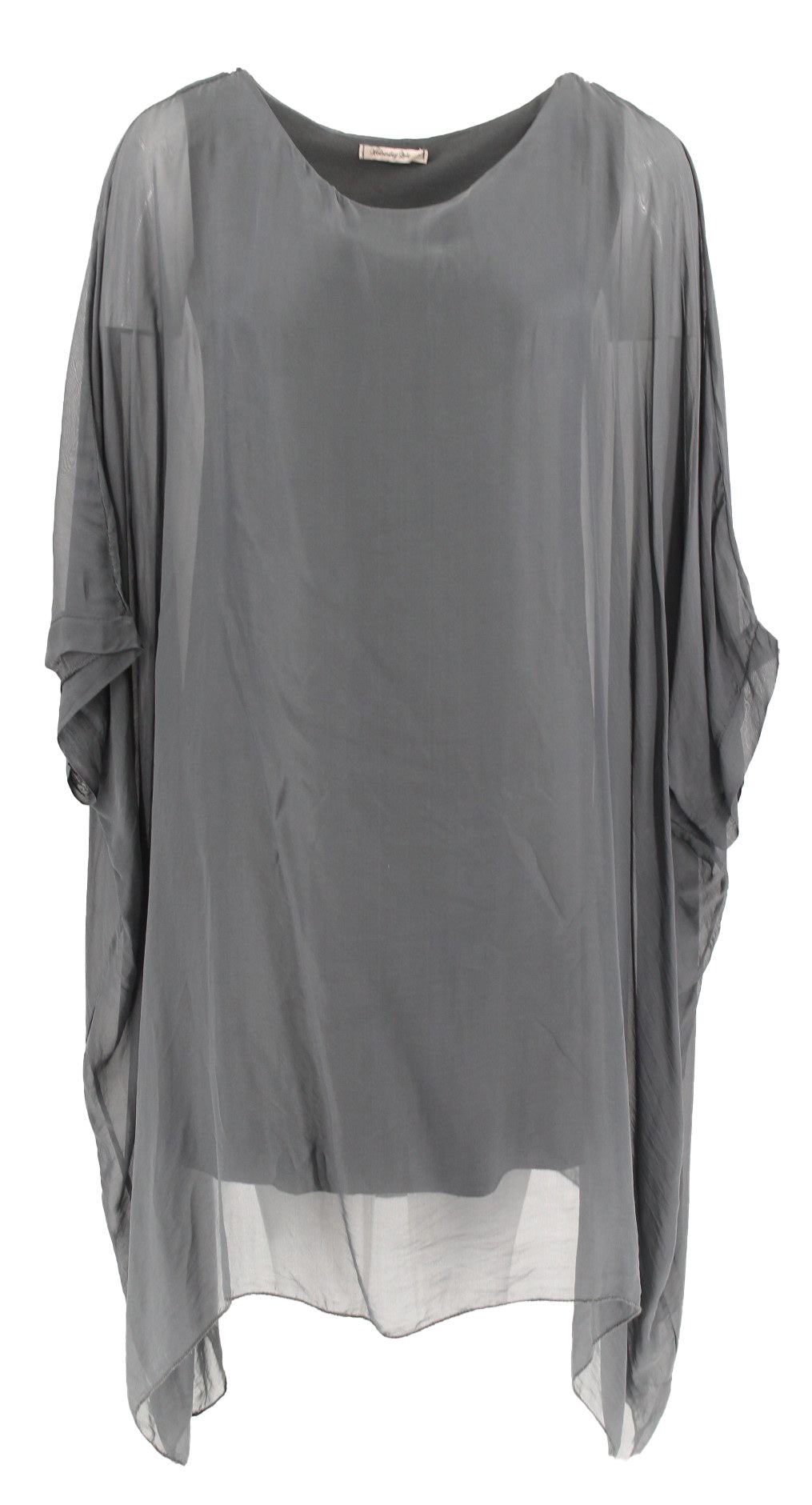 3/4 SLEEVE  SILK BLOUSE