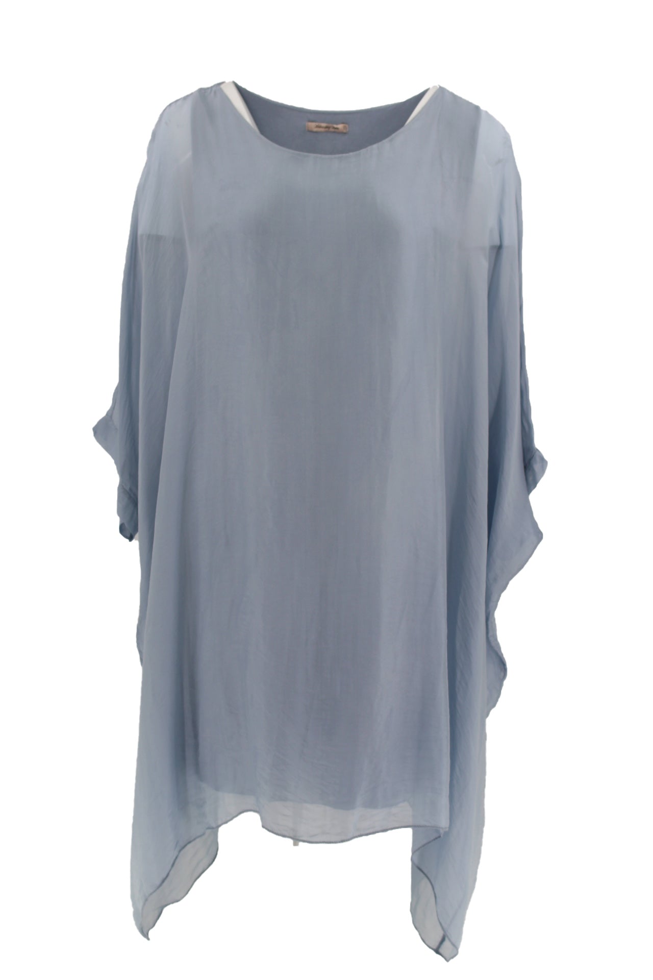 3/4 SLEEVE  SILK BLOUSE