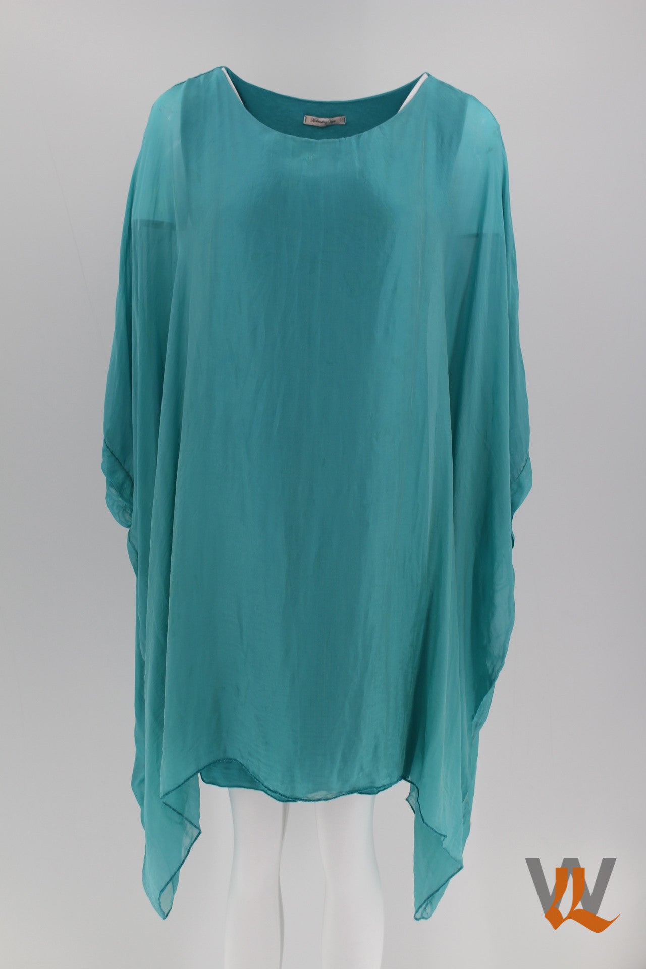 3/4 SLEEVE  SILK BLOUSE