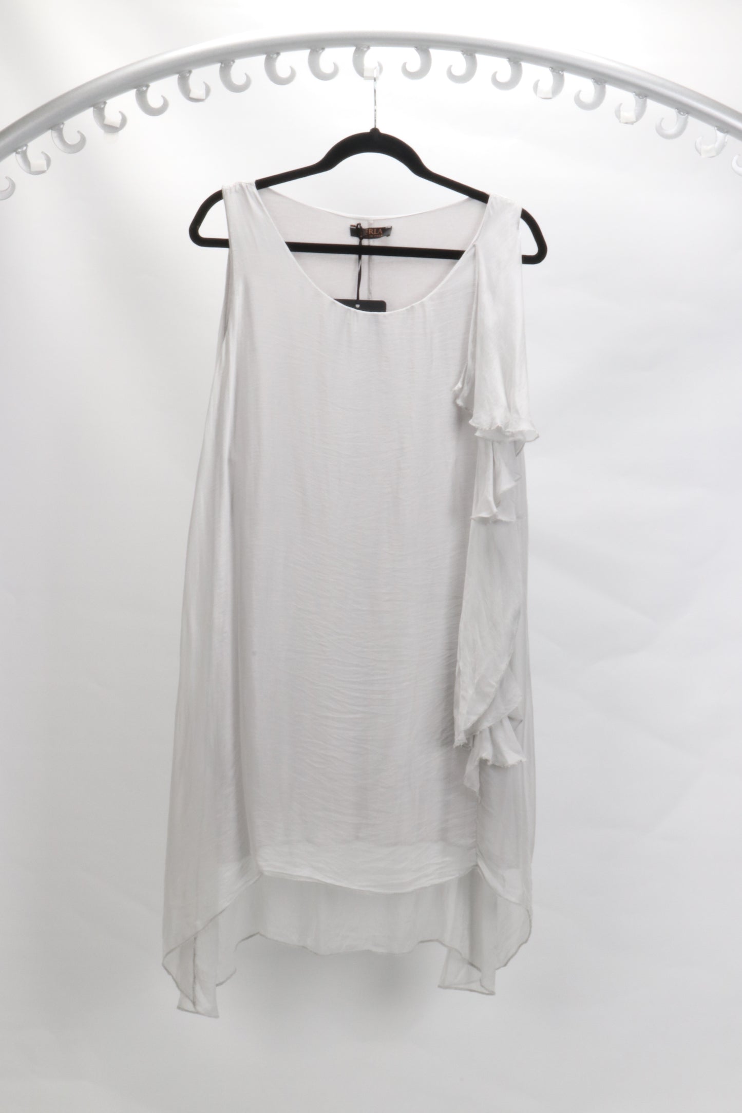 LONG SILK TOP