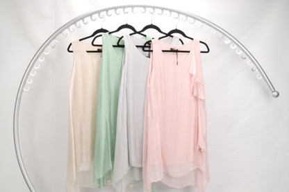 LONG SILK TOP