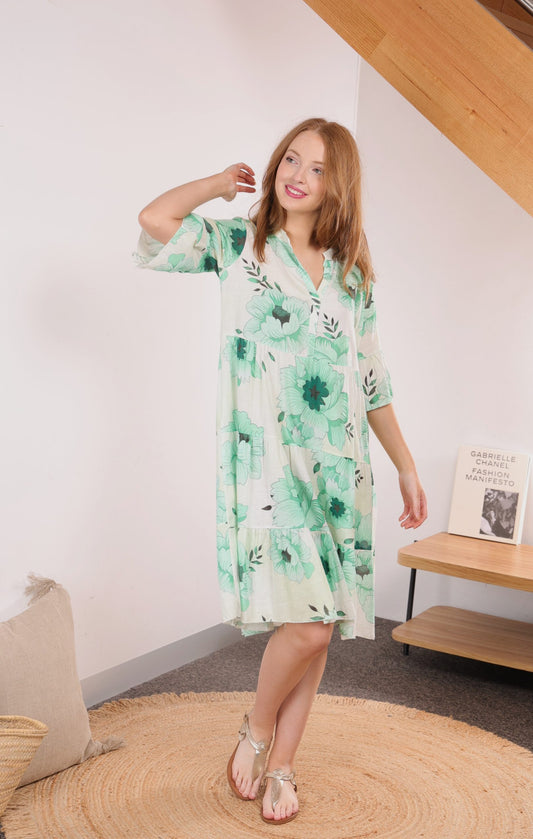 LINEN & COTTON DRESS