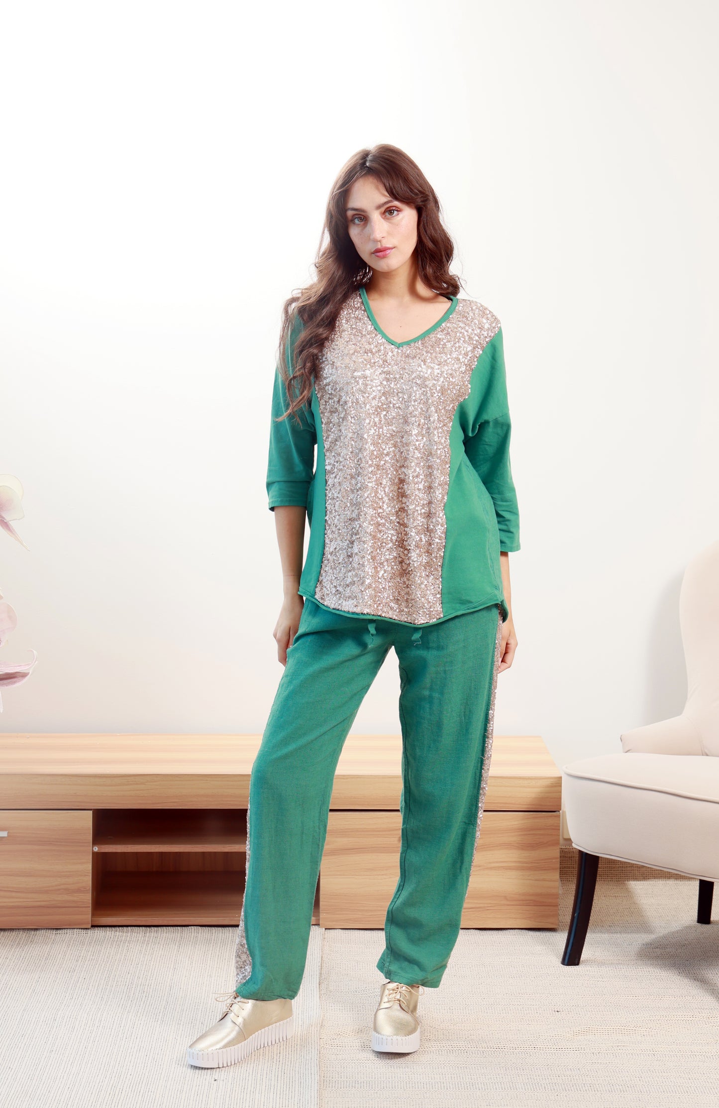 LINEN & COTTON TOP