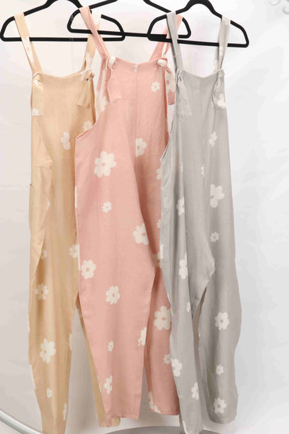LINEN BIB PANTS