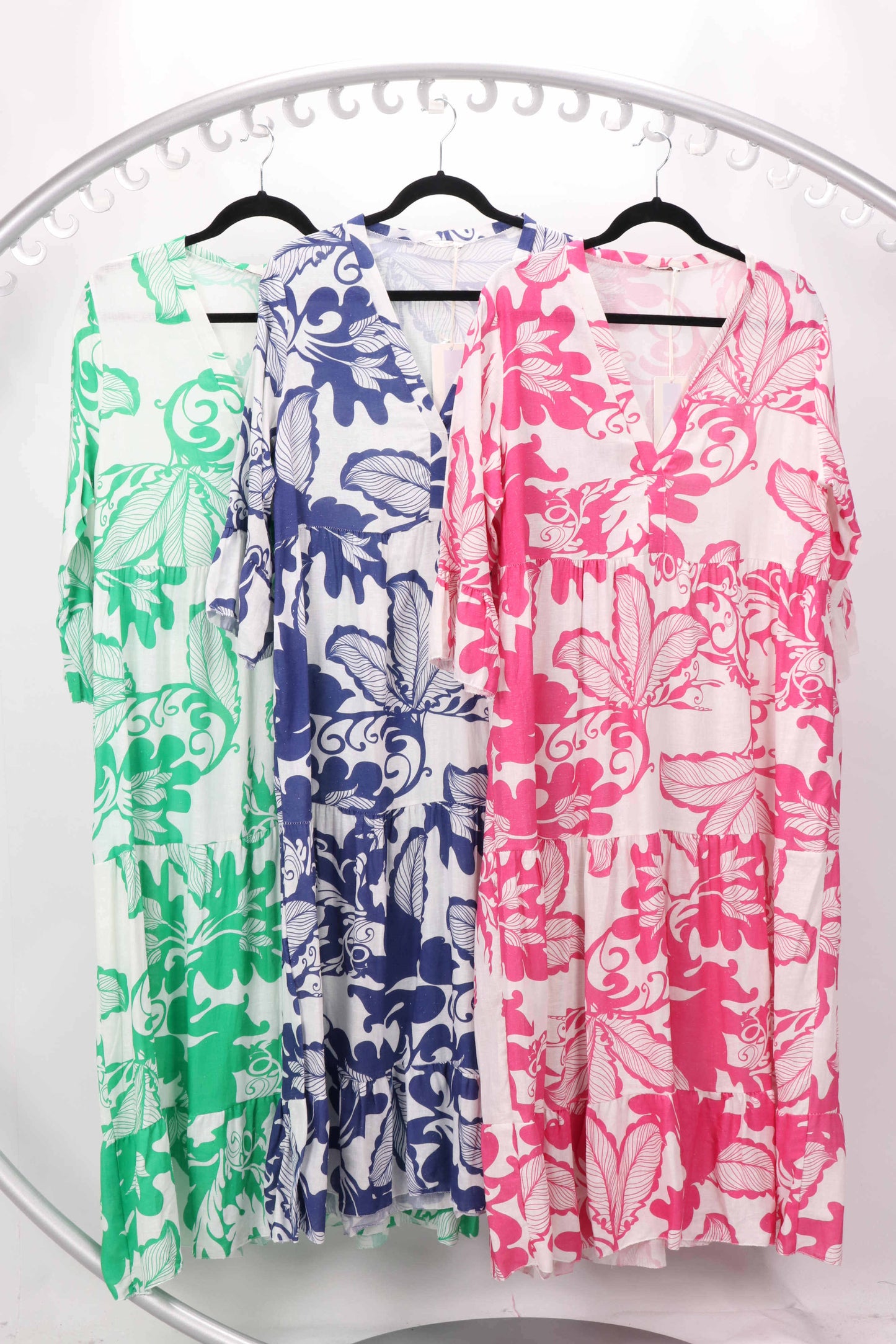 COTTON LINEN DRESS