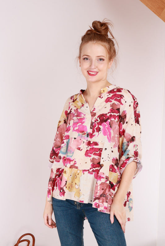 LINEN & COTTON TOP