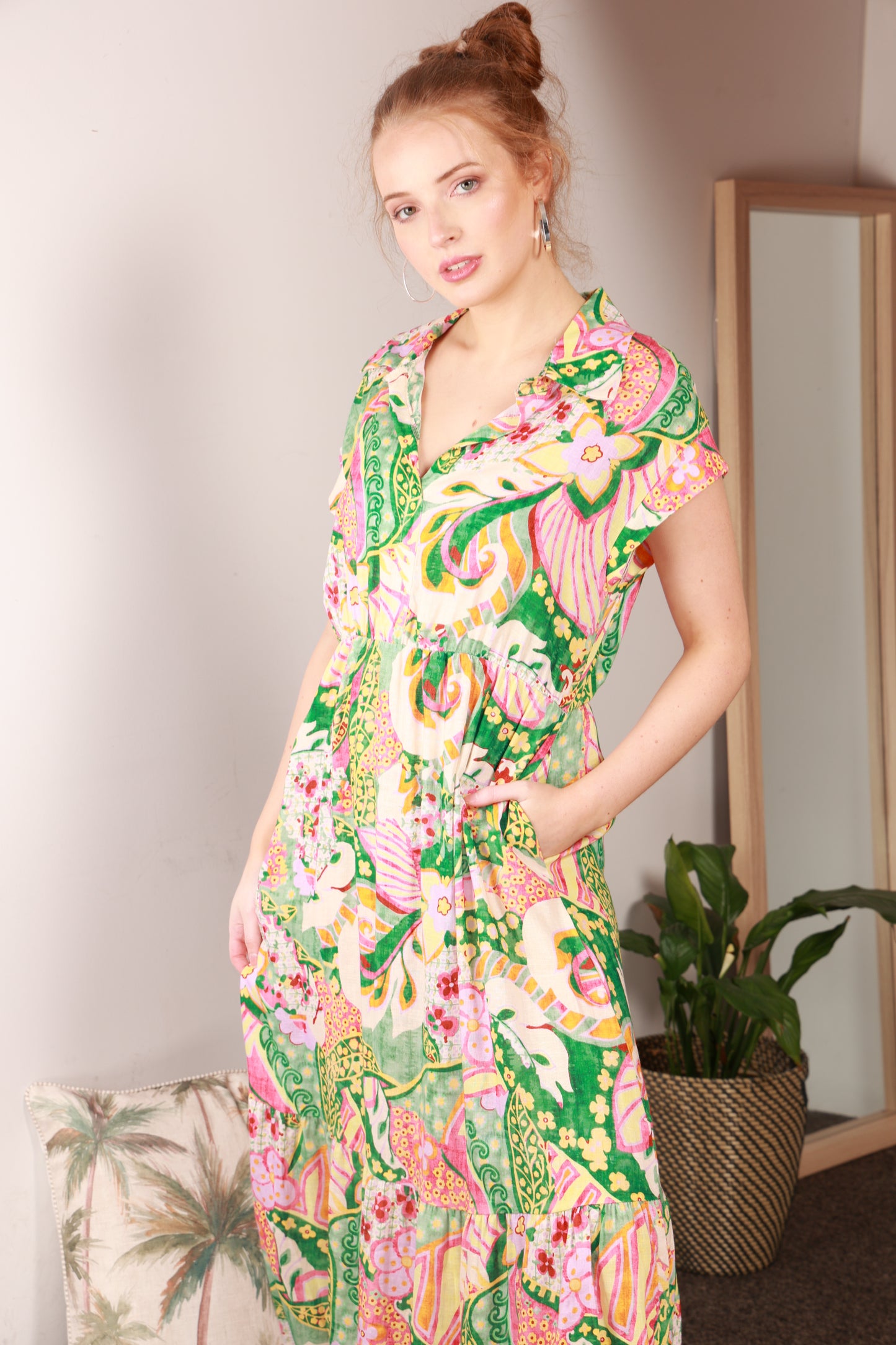 COTTON & LINEN DRESS