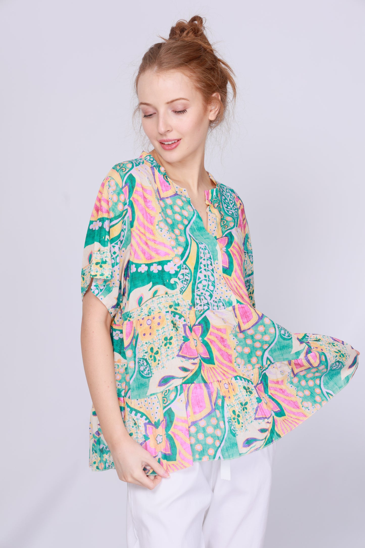 LINEN & COTTON TOP