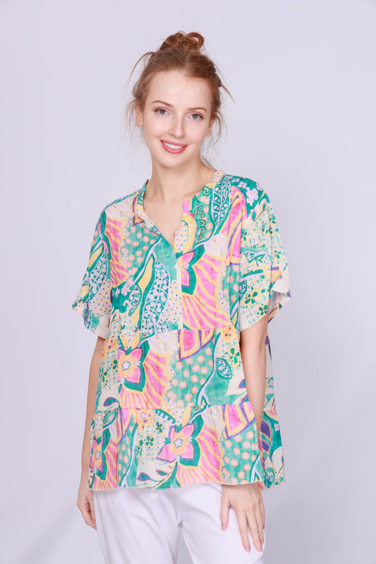LINEN & COTTON TOP