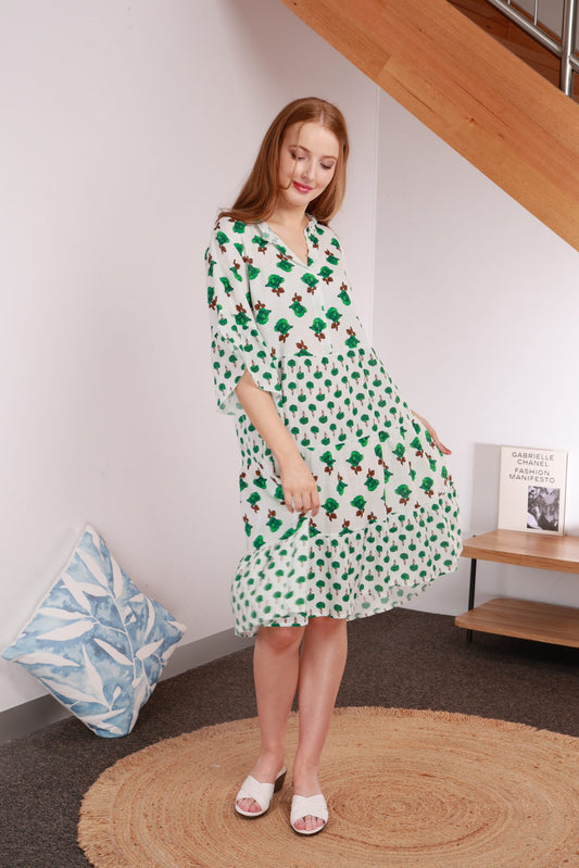 LINEN & COTTON DRESS
