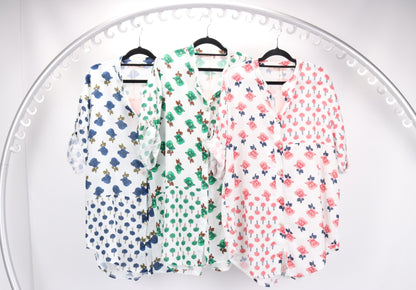 LINEN & COTTON TOP