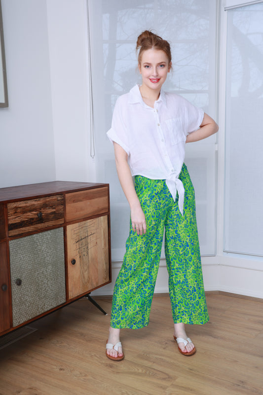 POLYESTER PANTS