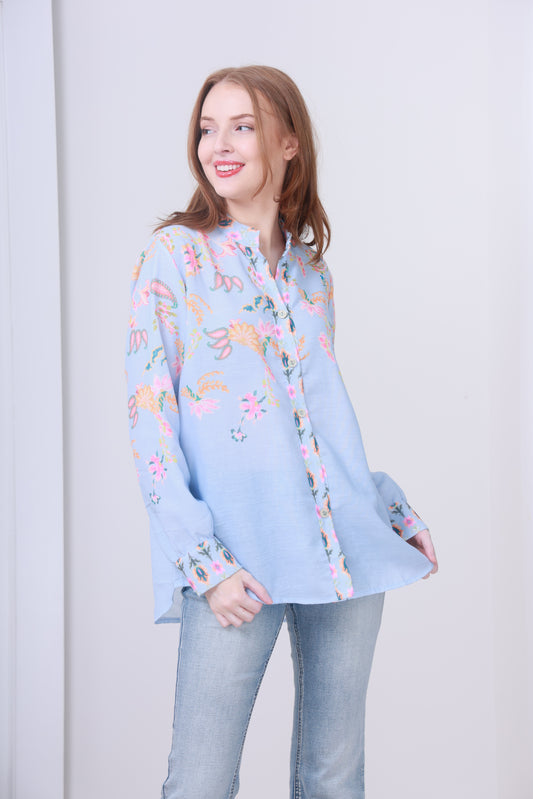 LINEN & COTTON SHIRT