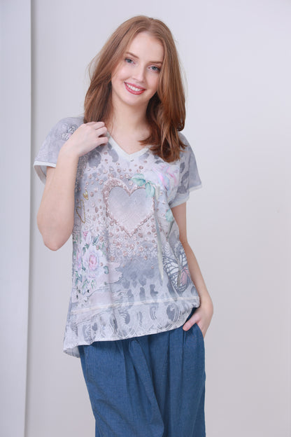 LINEN & COTTON TOP