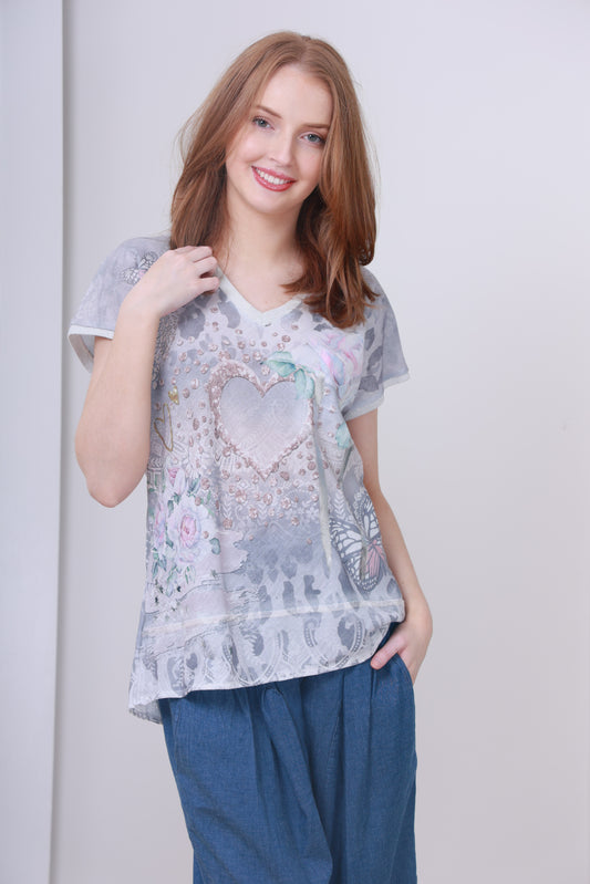 LINEN & COTTON TOP