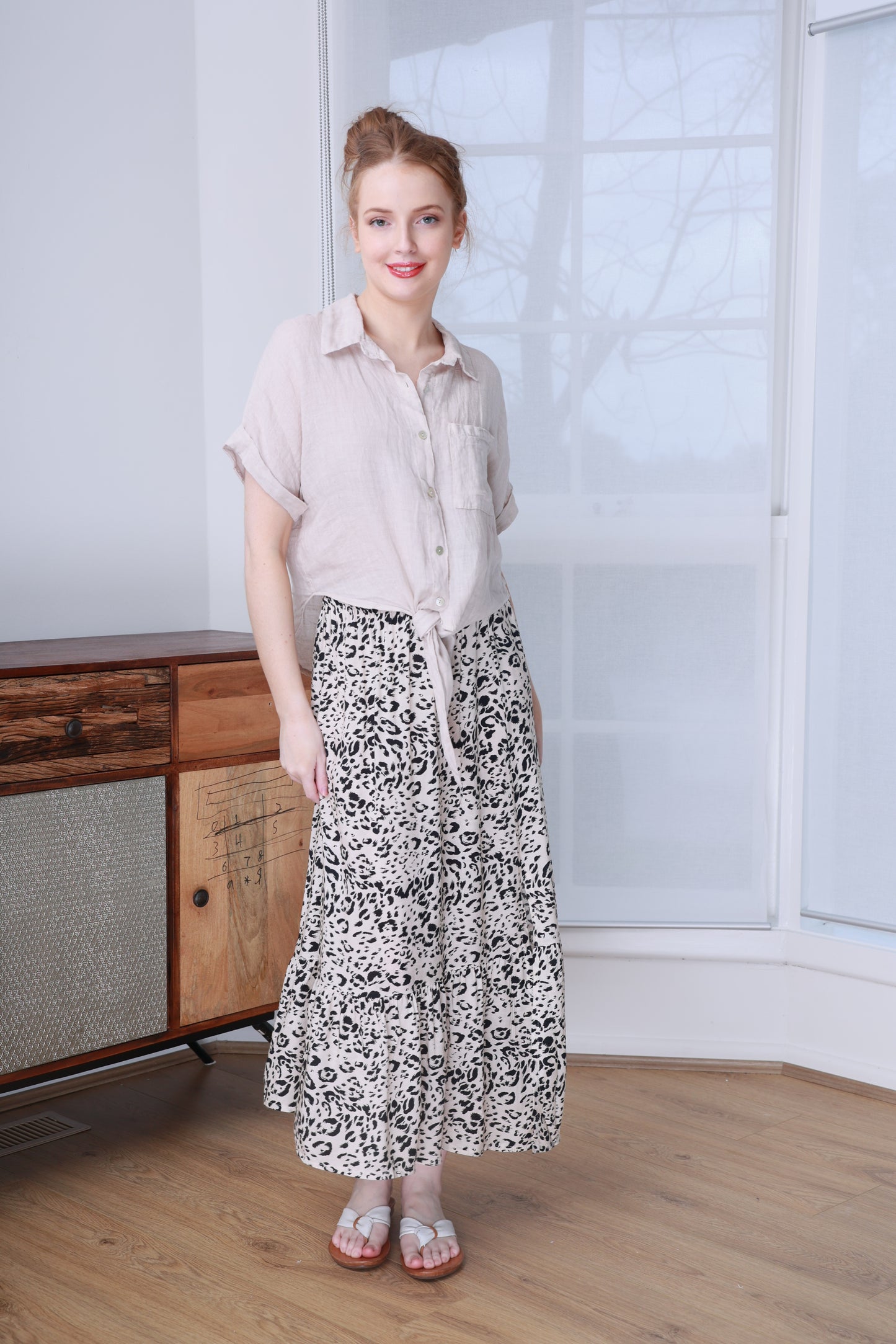 POLYESTER SKIRT