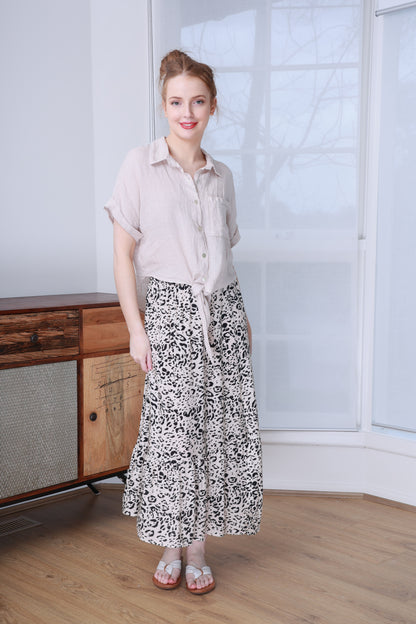 POLYESTER SKIRT