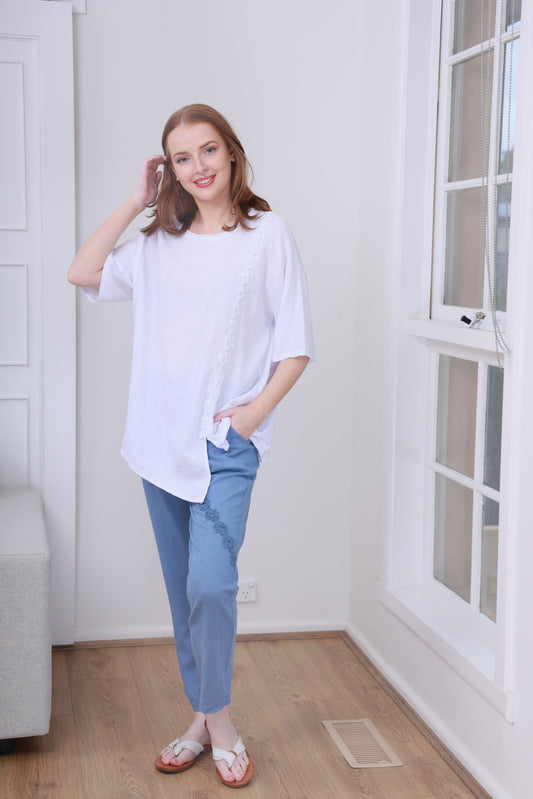 LINEN & COTTON TOP