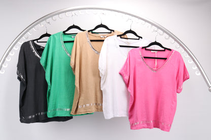 COTTON & LINEN TOP