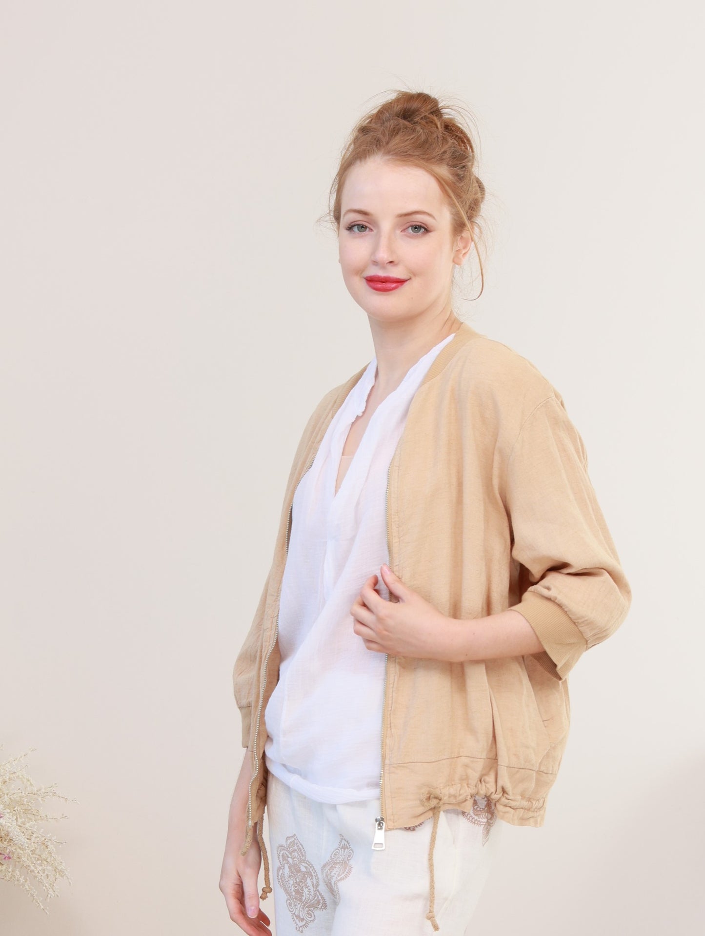 LINEN JACKET  (MK-LU0037)