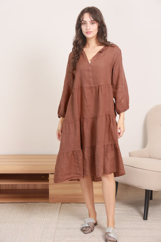 LINEN DRESS