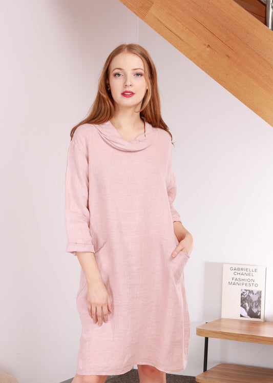 LINEN DRESS