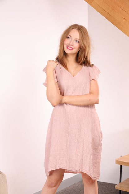 LINEN DRESS