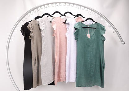 LINEN DRESS
