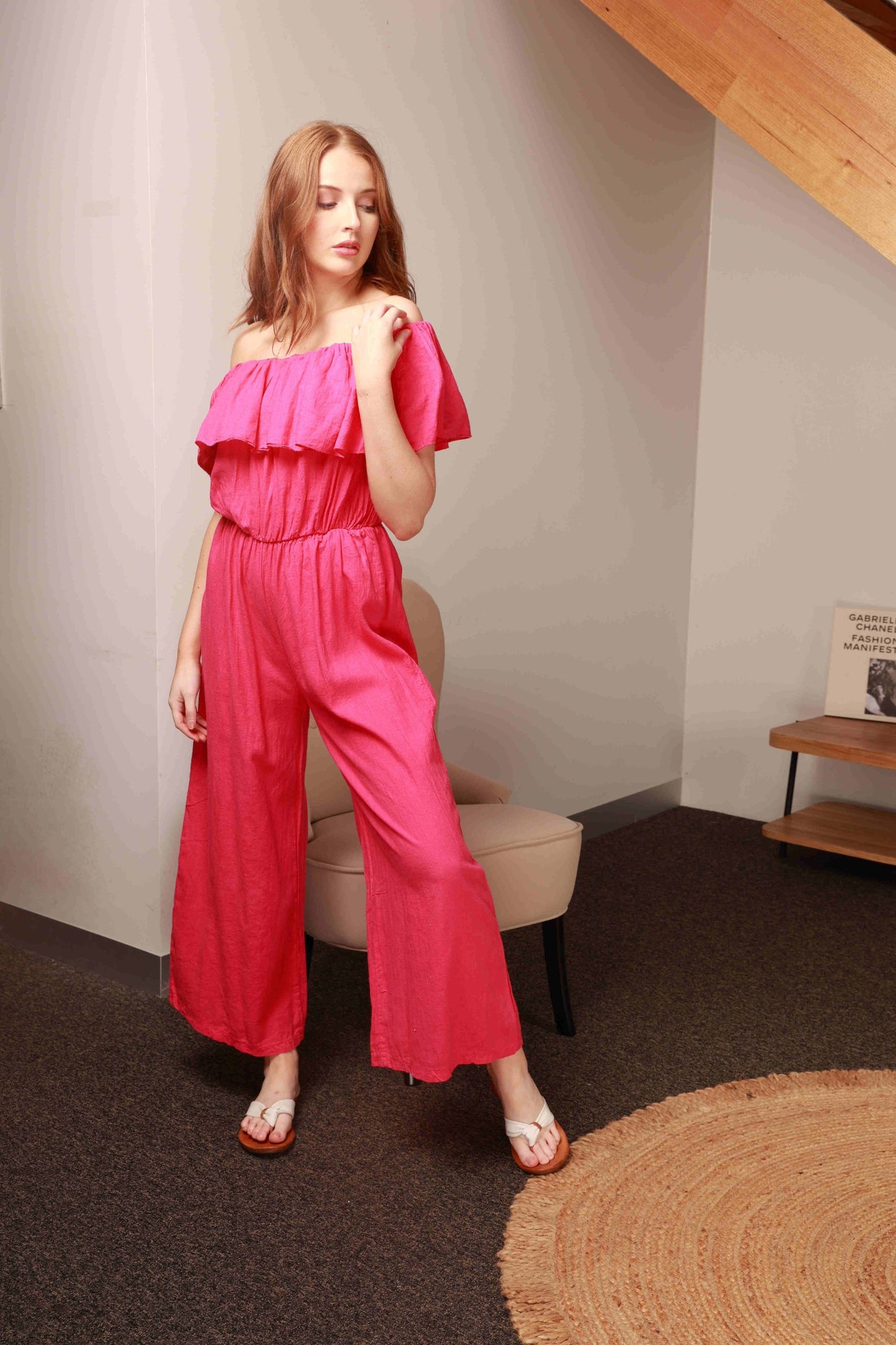 LINEN JUMPSUIT
