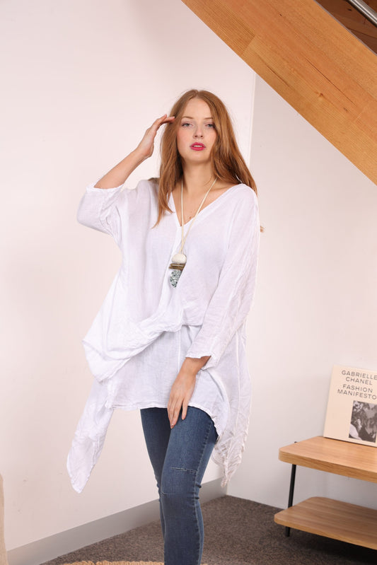 LINEN TOP
